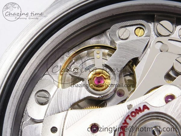 Daytona 116519 QF 1:1 Best Edition Black White Diamonds Dial on Oysterflex Strap SH4130 V3 (Gain Weight)