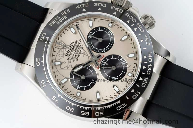 Daytona 116519 QF 1:1 Best Edition Gray Dial on Oysterflex Rubber Strap SA4130