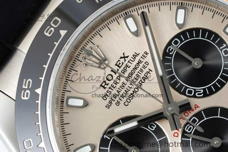 Daytona 116519 QF 1:1 Best Edition Gray Dial on Oysterflex Rubber Strap SA4130