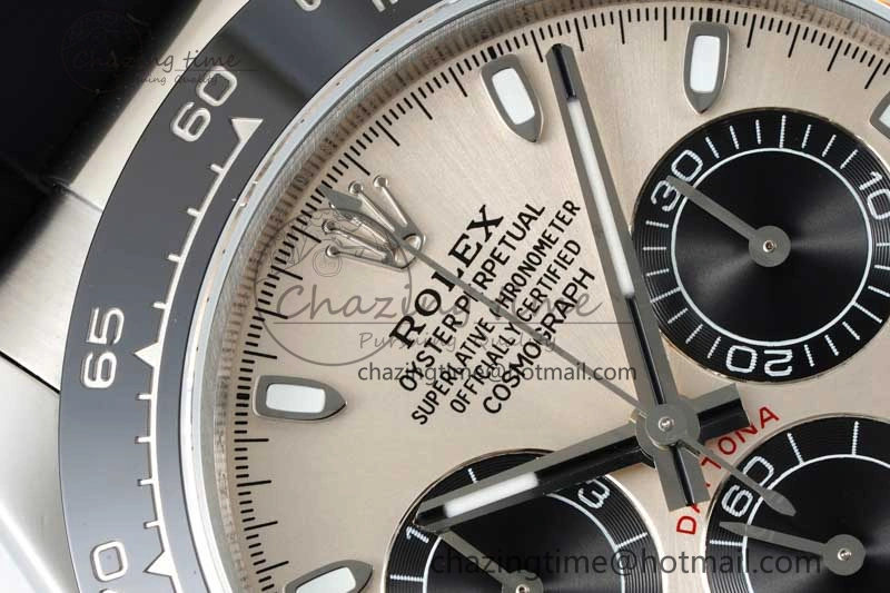 Daytona 116519 QF 1:1 Best Edition Gray Dial on Oysterflex Rubber Strap SA4130