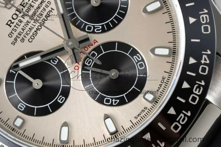 Daytona 116519 QF 1:1 Best Edition Gray Dial on Oysterflex Rubber Strap SA4130