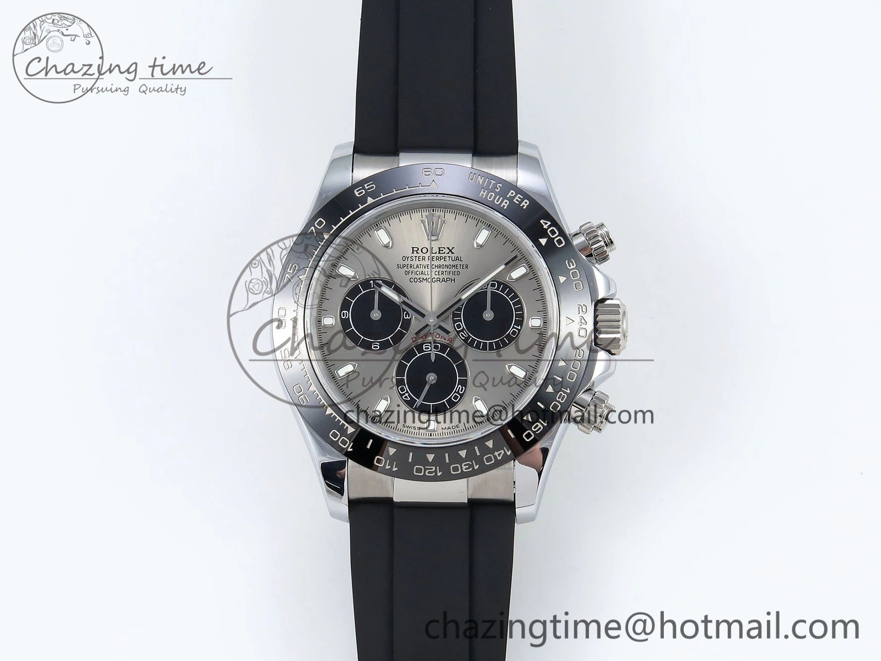 Daytona 116519 QF 1:1 Best Edition Gray Dial on Oysterflex Strap SH4130 V3 (Gain Weight)