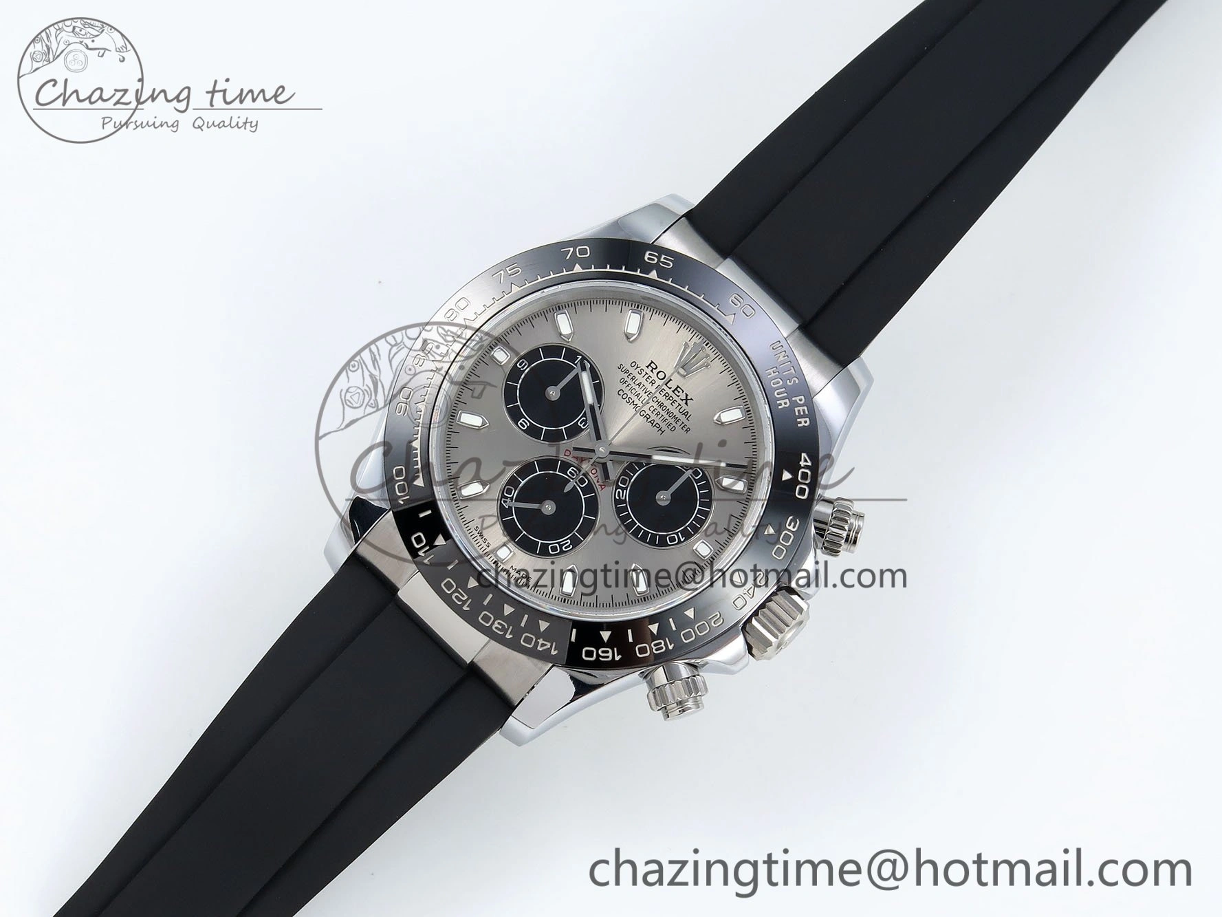 Daytona 116519 QF 1:1 Best Edition Gray Dial on Oysterflex Strap SH4130 V3 (Gain Weight)