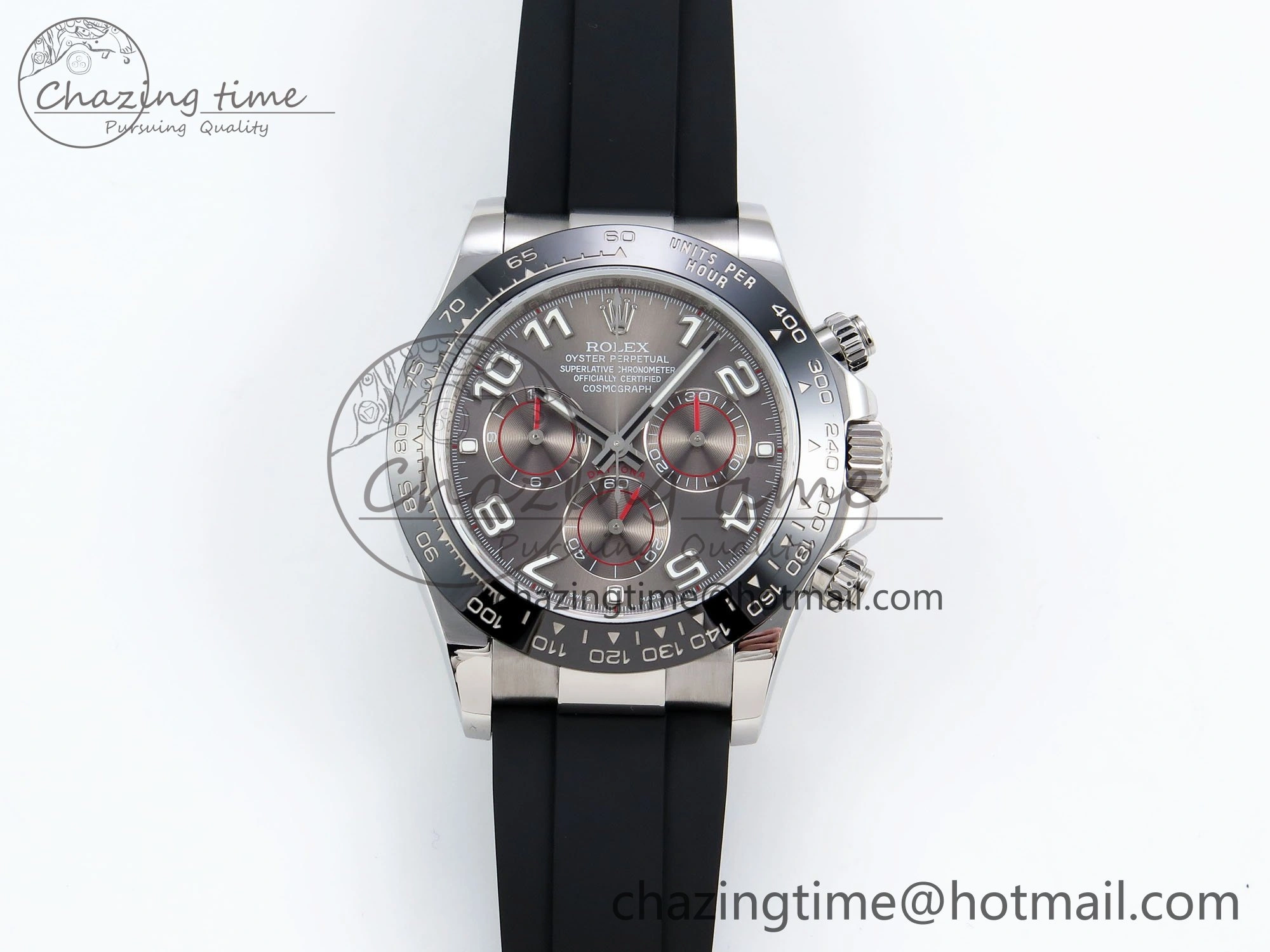 Daytona 116519 QF 1:1 Best Edition Gray Numeral Dial on Oysterflex Strap SH4130 V3 (Gain Weight)