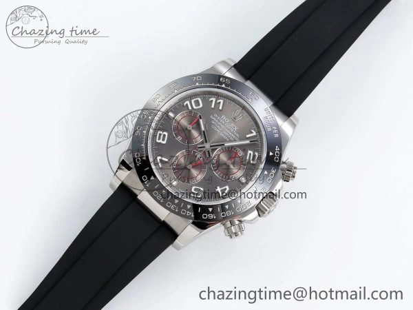Daytona 116519 QF 1:1 Best Edition Gray Numeral Dial on Oysterflex Strap SH4130 V3 (Gain Weight)