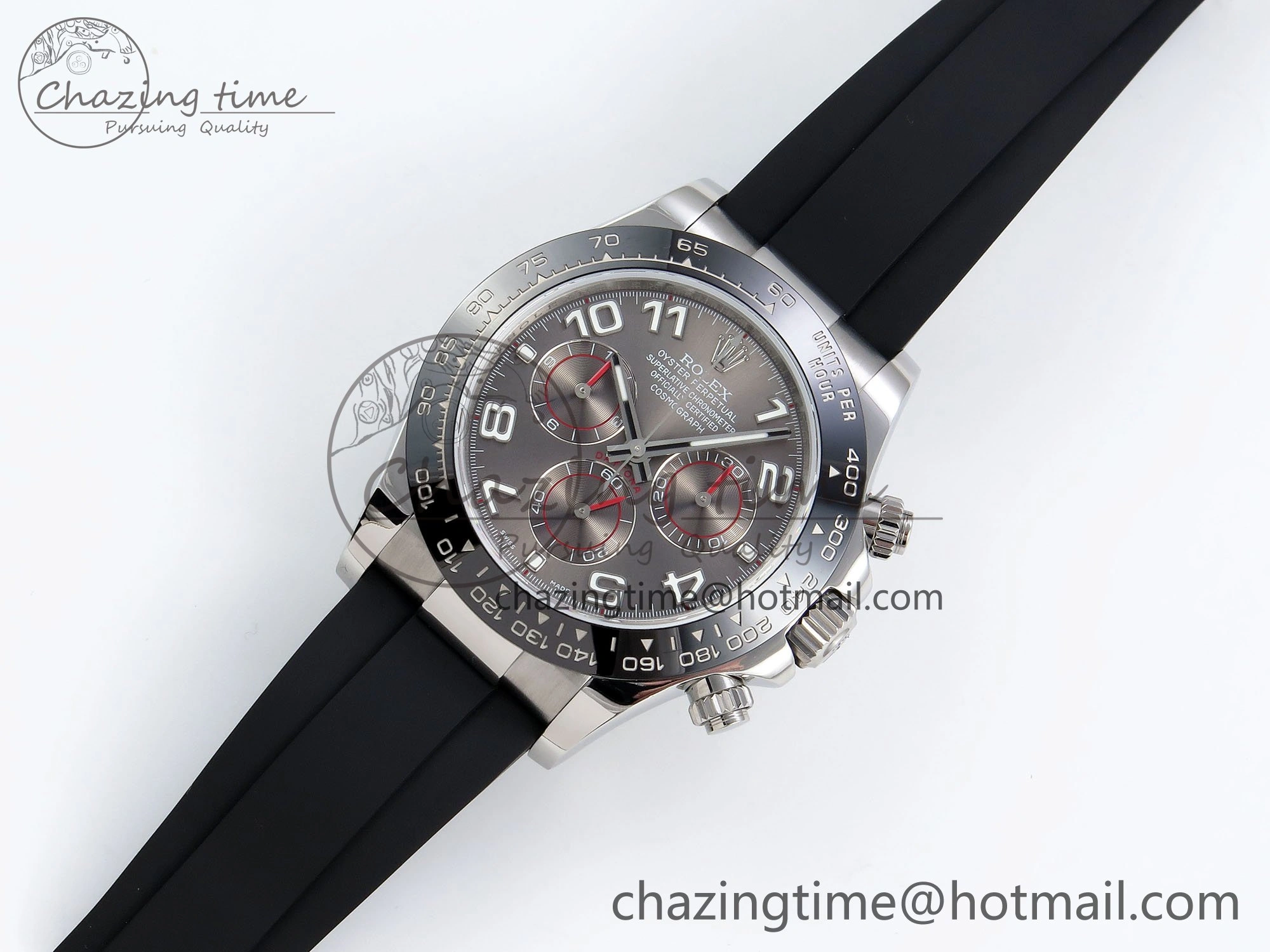 Daytona 116519 QF 1:1 Best Edition Gray Numeral Dial on Oysterflex Strap SH4130 V3 (Gain Weight)