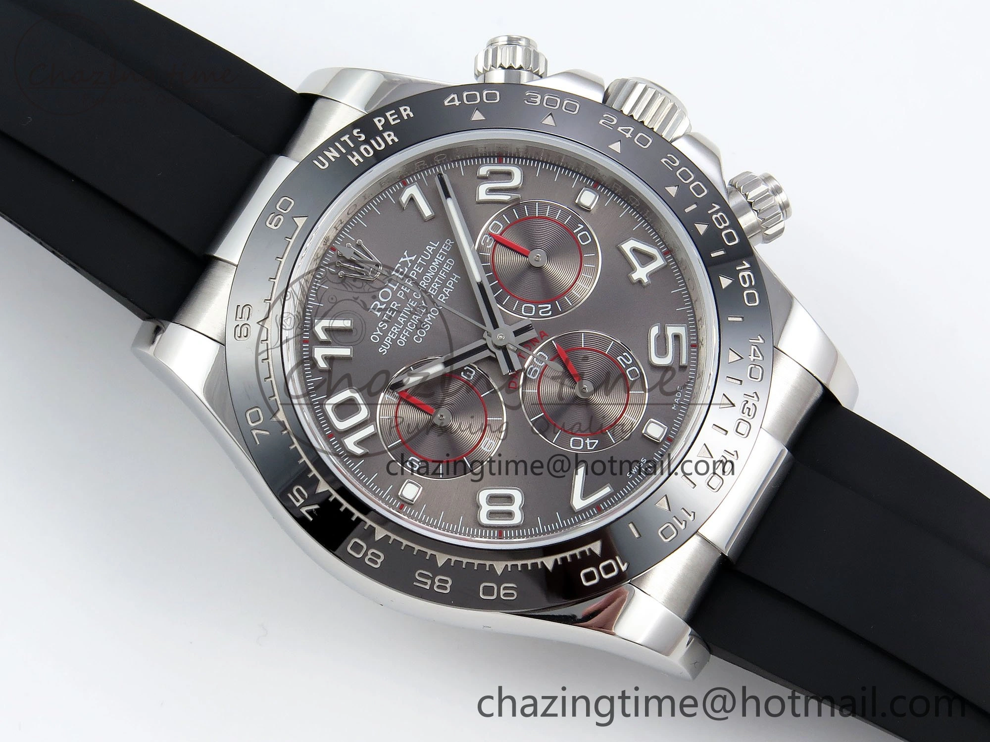 Daytona 116519 QF 1:1 Best Edition Gray Numeral Dial on Oysterflex Strap SH4130 V3 (Gain Weight)
