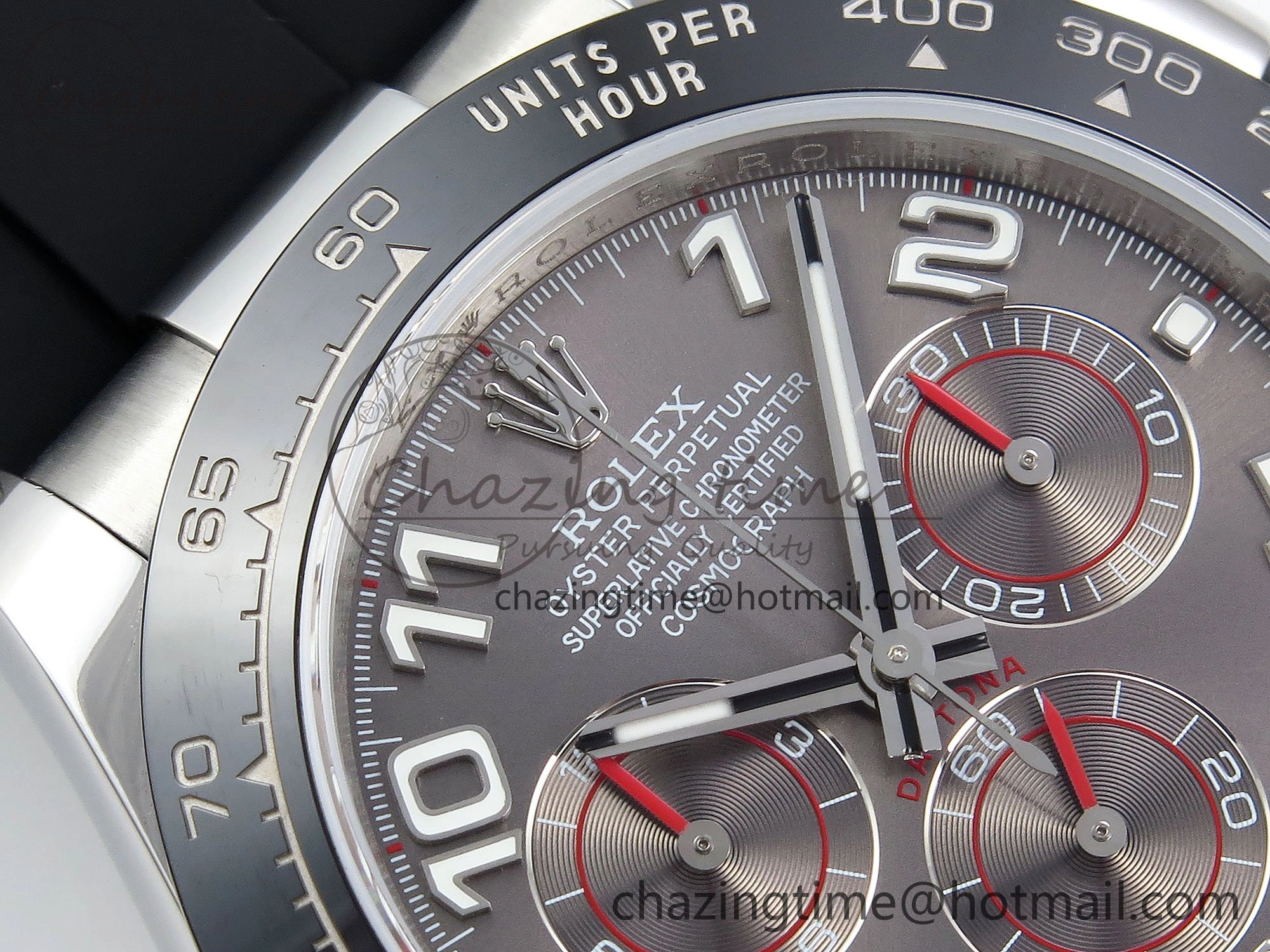 Daytona 116519 QF 1:1 Best Edition Gray Numeral Dial on Oysterflex Strap SH4130 V3 (Gain Weight)