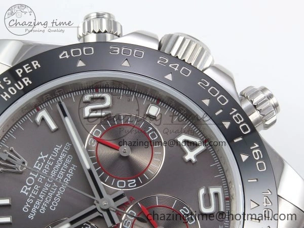 Daytona 116519 QF 1:1 Best Edition Gray Numeral Dial on Oysterflex Strap SH4130 V3 (Gain Weight)