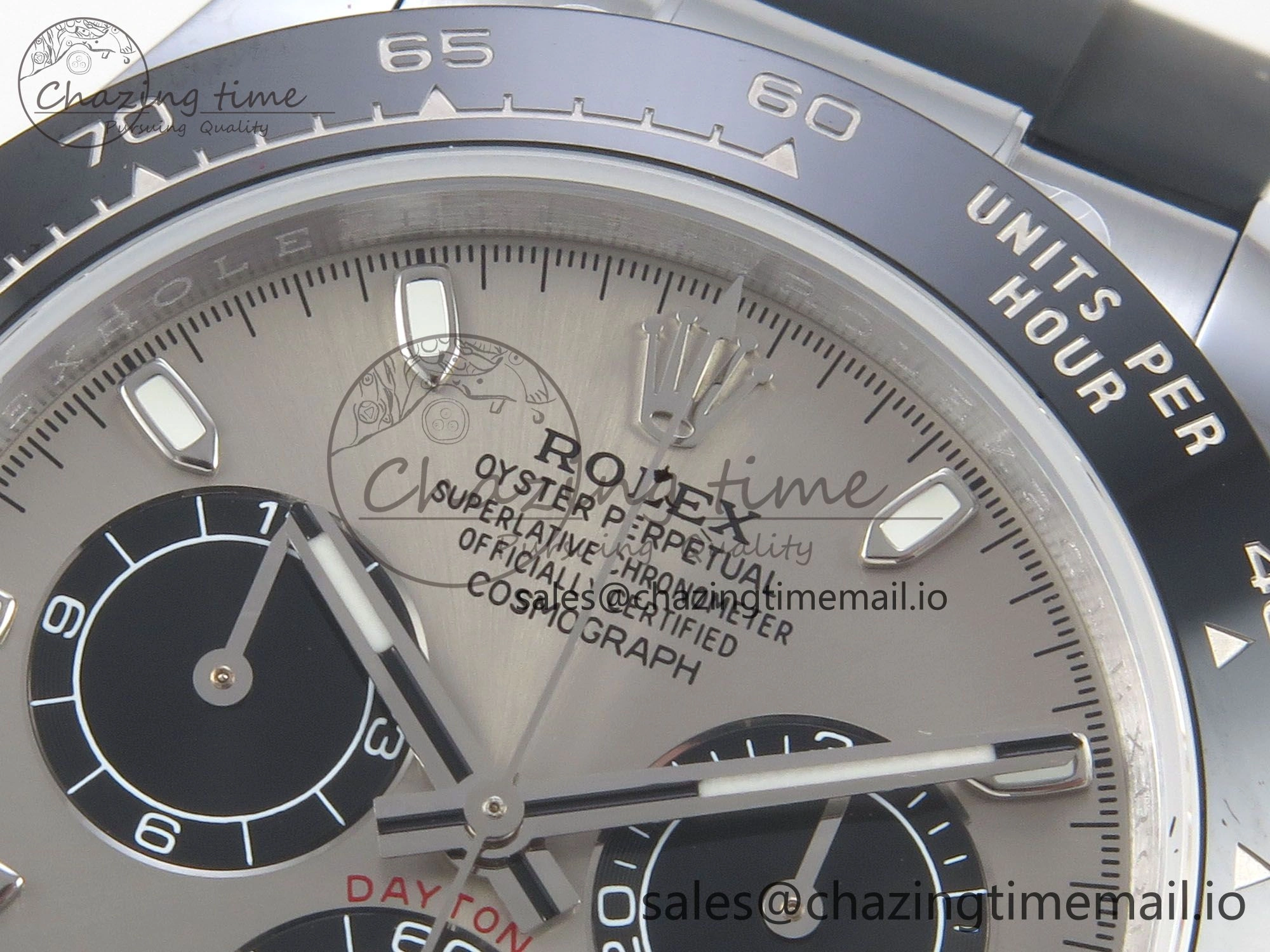 Daytona 116519 QF 1:1 Best Edition Grey Black Dial on Oysterflex Strap SH4130 V11（Gain Weight）