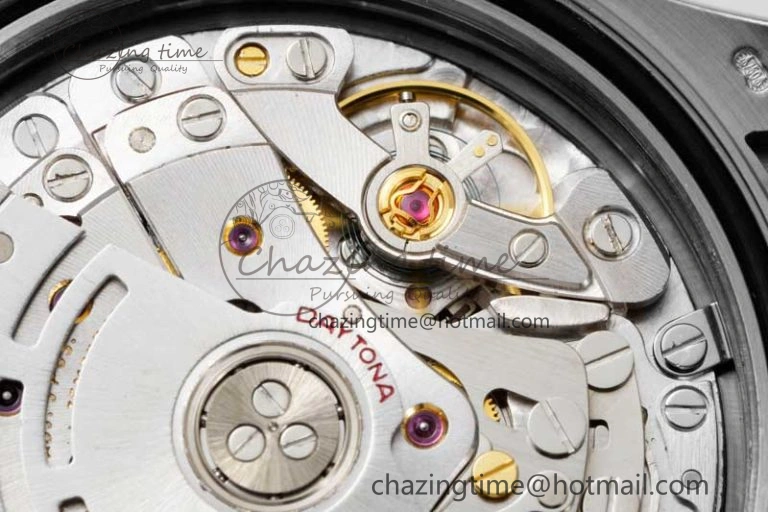 Daytona 116519 QF 1:1 Best Edition Meteorite Dial on Oysterflex Rubber Strap SA4130