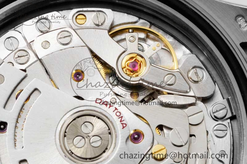 Daytona 116519 QF 1:1 Best Edition Meteorite Dial on Oysterflex Rubber Strap SA4130