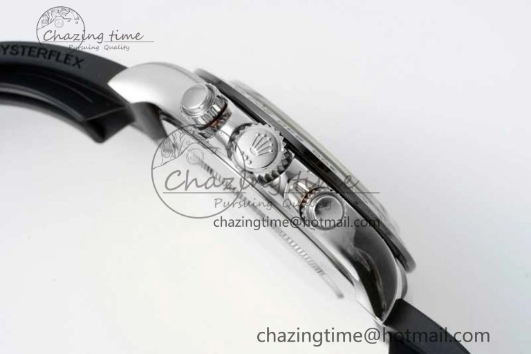 Daytona 116519 QF 1:1 Best Edition Meteorite Dial on Oysterflex Rubber Strap SA4130