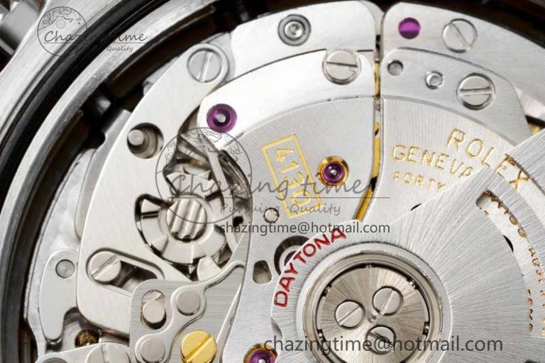 Daytona 116519 QF 1:1 Best Edition Meteorite Dial on Oysterflex Rubber Strap SA4130