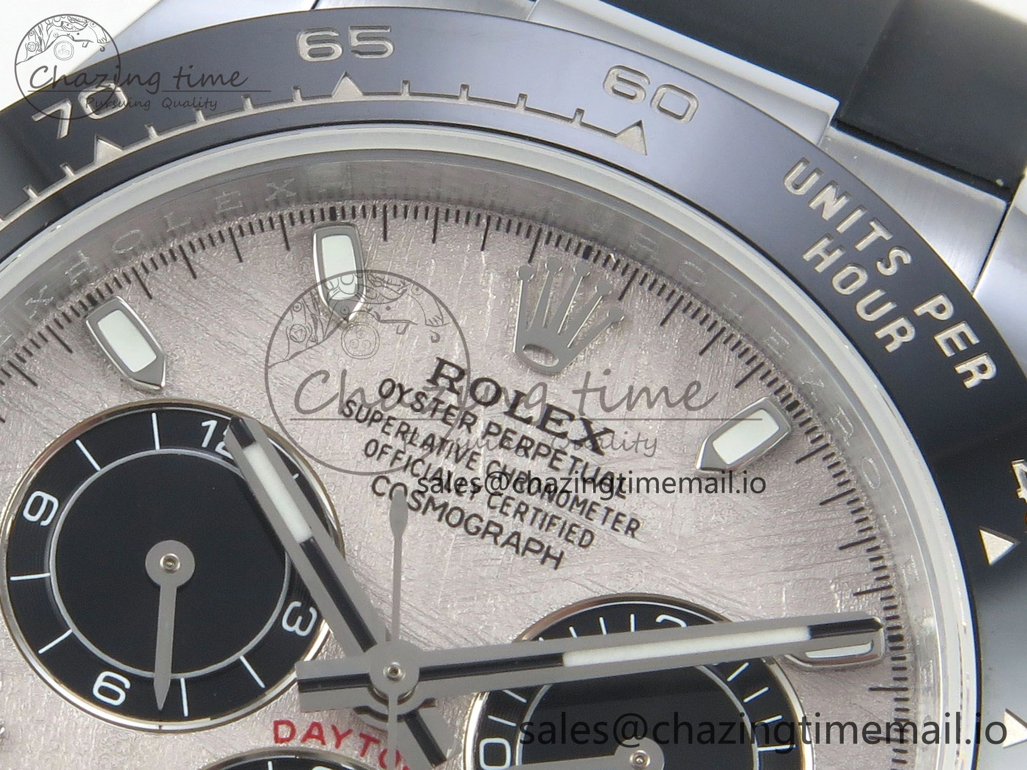Daytona 116519 QF 1:1 Best Edition Meteorite Dial on Oysterflex Strap SH4130 V11（Gain Weight）