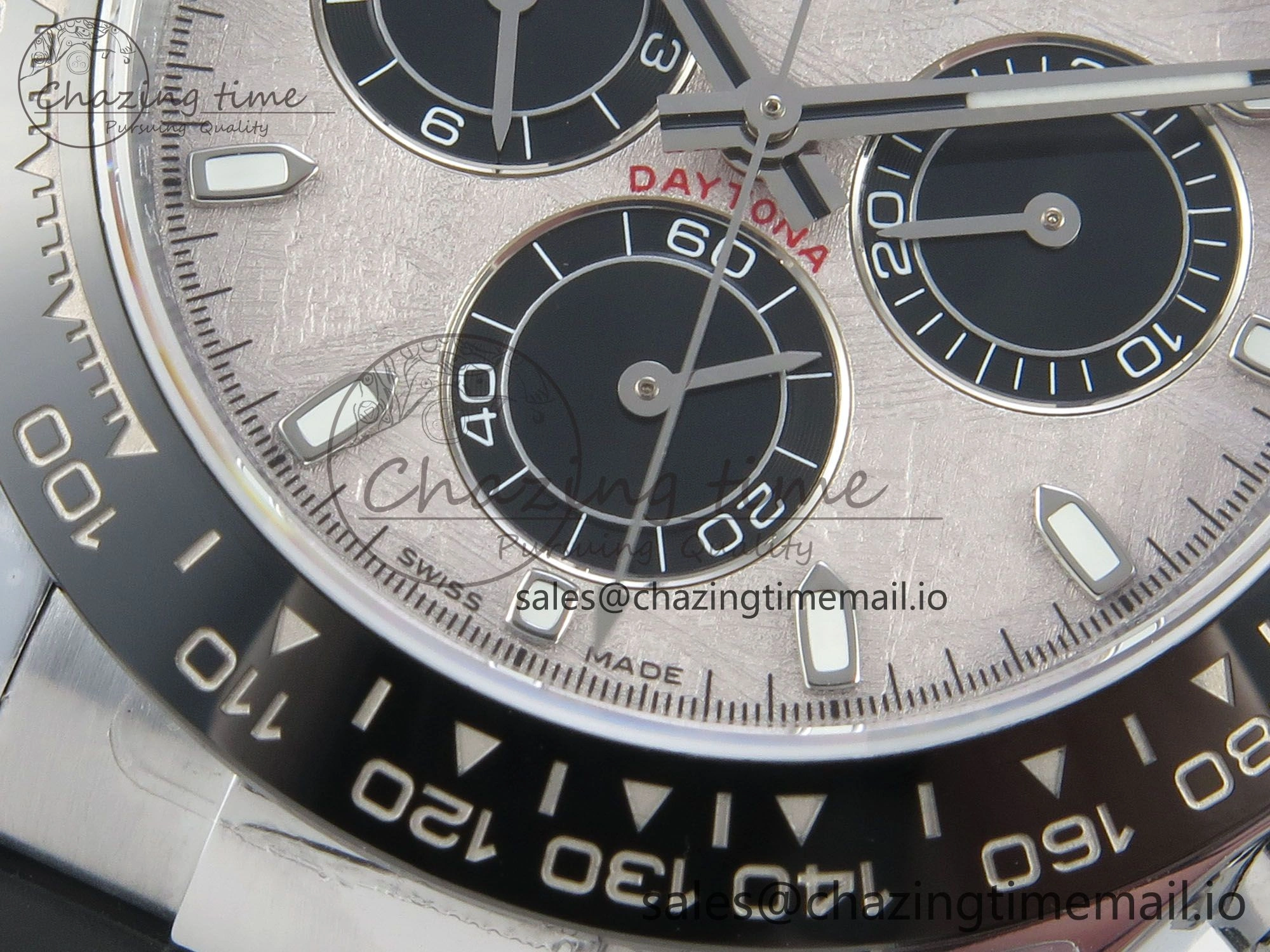 Daytona 116519 QF 1:1 Best Edition Meteorite Dial on Oysterflex Strap SH4130 V11（Gain Weight）