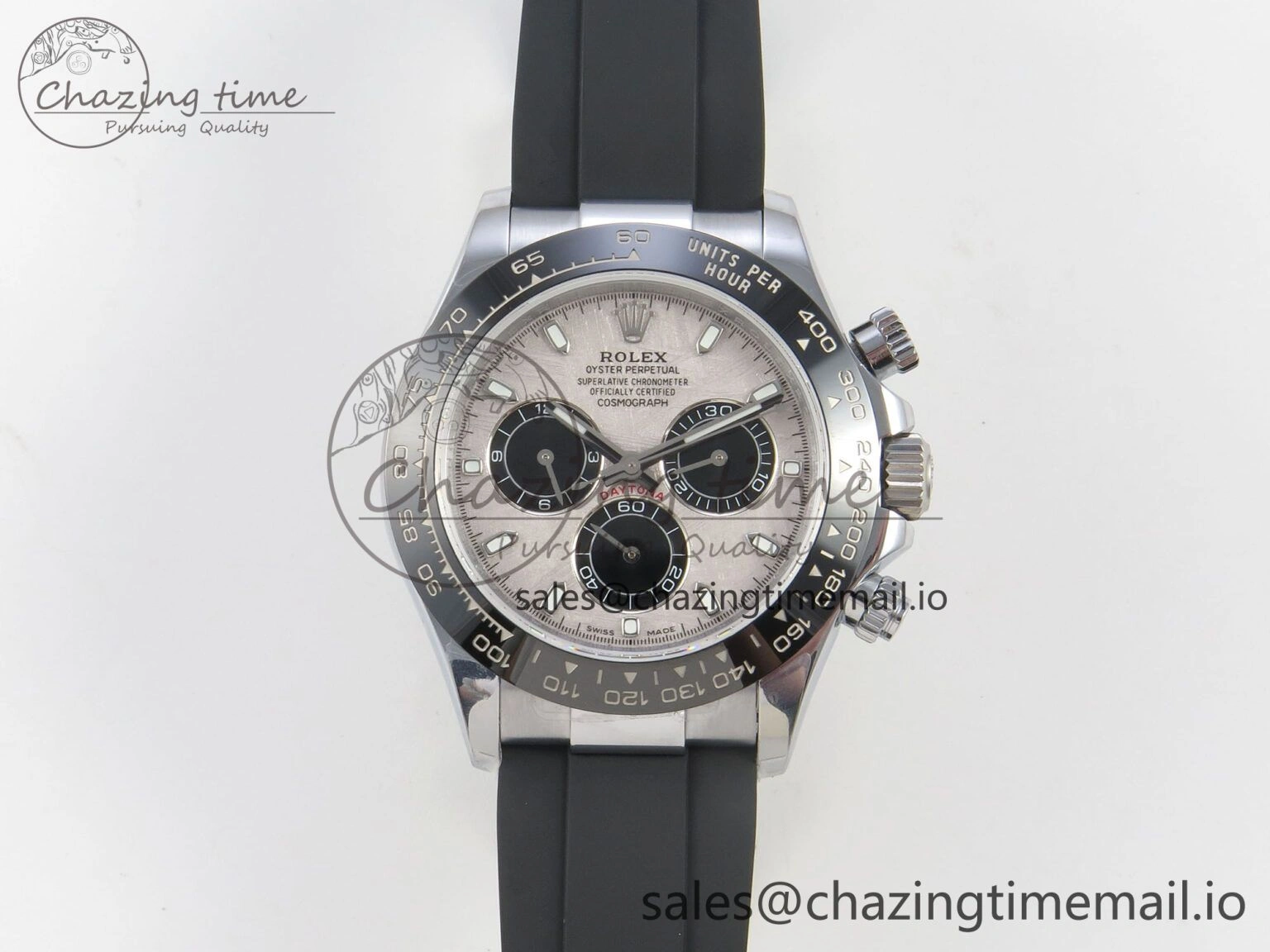 Daytona 116519 QF 1:1 Best Edition Meteorite Dial on Oysterflex Strap SH4130 V11（Gain Weight）