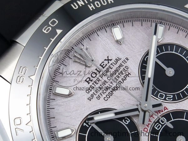 Daytona 116519 QF 1:1 Best Edition Meteorite Dial on Oysterflex Strap SH4130 V3 (Gain Weight)