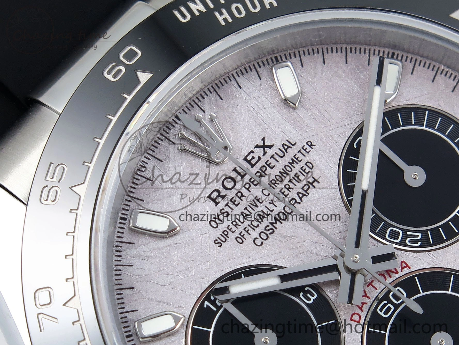 Daytona 116519 QF 1:1 Best Edition Meteorite Dial on Oysterflex Strap SH4130 V3 (Gain Weight)