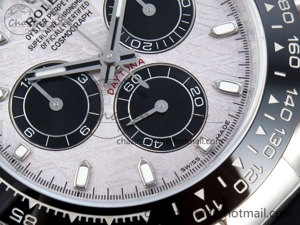 Daytona 116519 QF 1:1 Best Edition Meteorite Dial on Oysterflex Strap SH4130 V3 (Gain Weight)