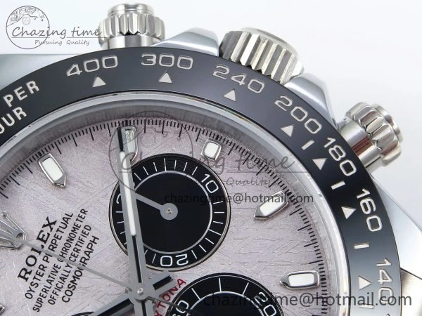 Daytona 116519 QF 1:1 Best Edition Meteorite Dial on Oysterflex Strap SH4130 V3 (Gain Weight)