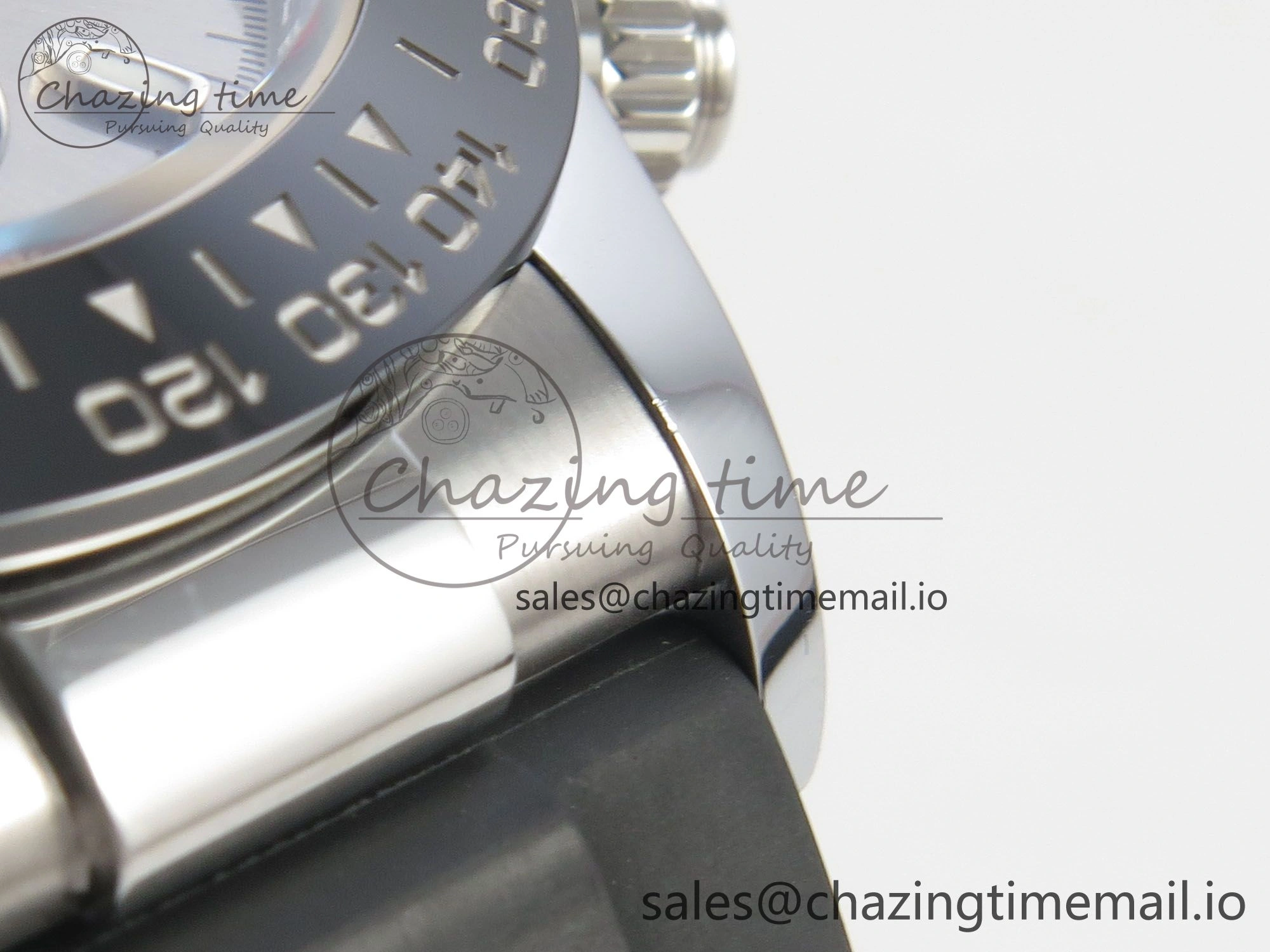Daytona 116519 SS 3CF 1:1 Best Edition Black Bezel Grey Dial on Oysterflex Strap SH4130 V2(Mod Version)