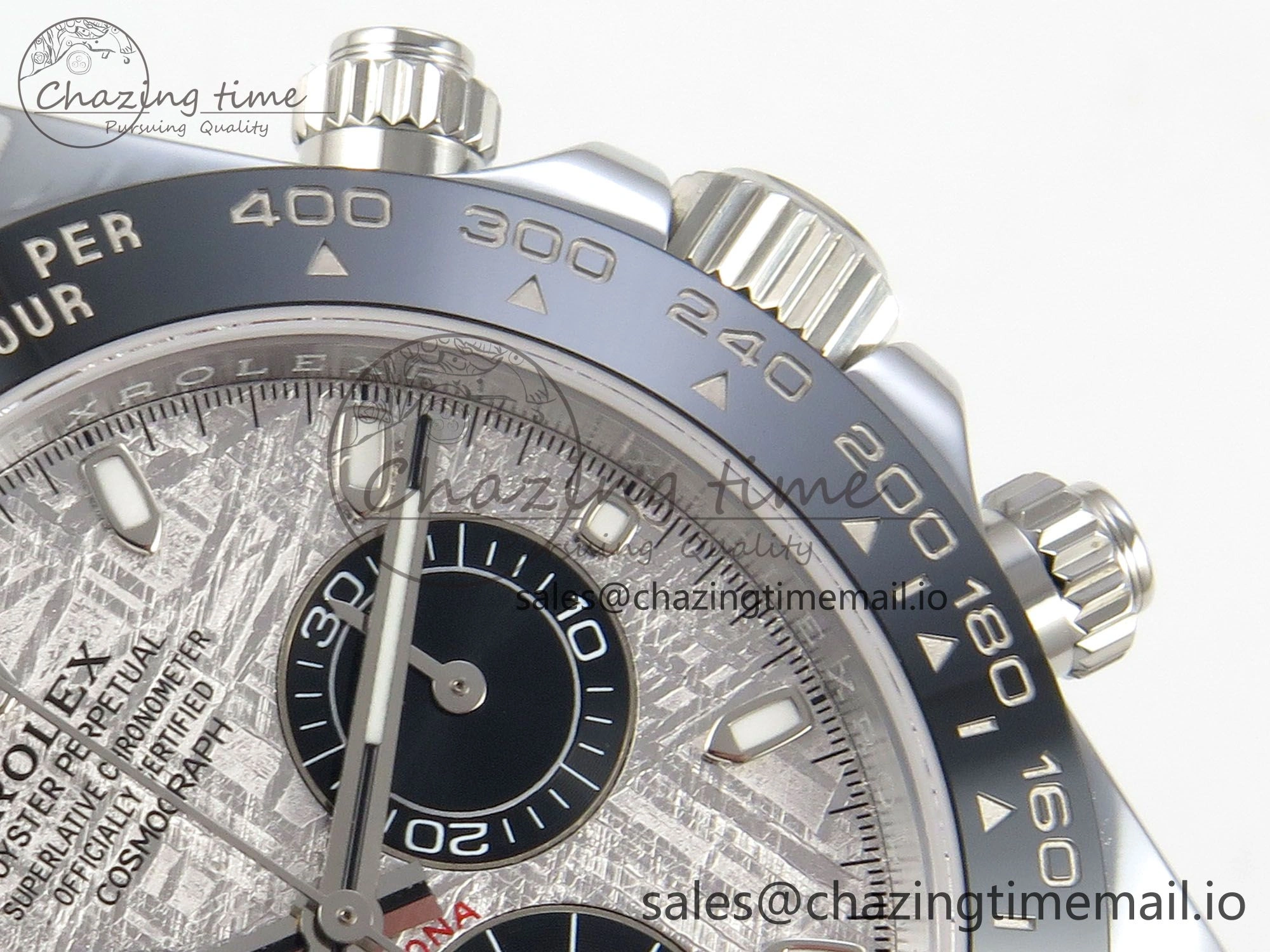 Daytona 116519 SS 3CF 1:1 Best Edition Black Bezel Meteorite Dial on Oysterflex Strap SH4130 V2(Mod Version)