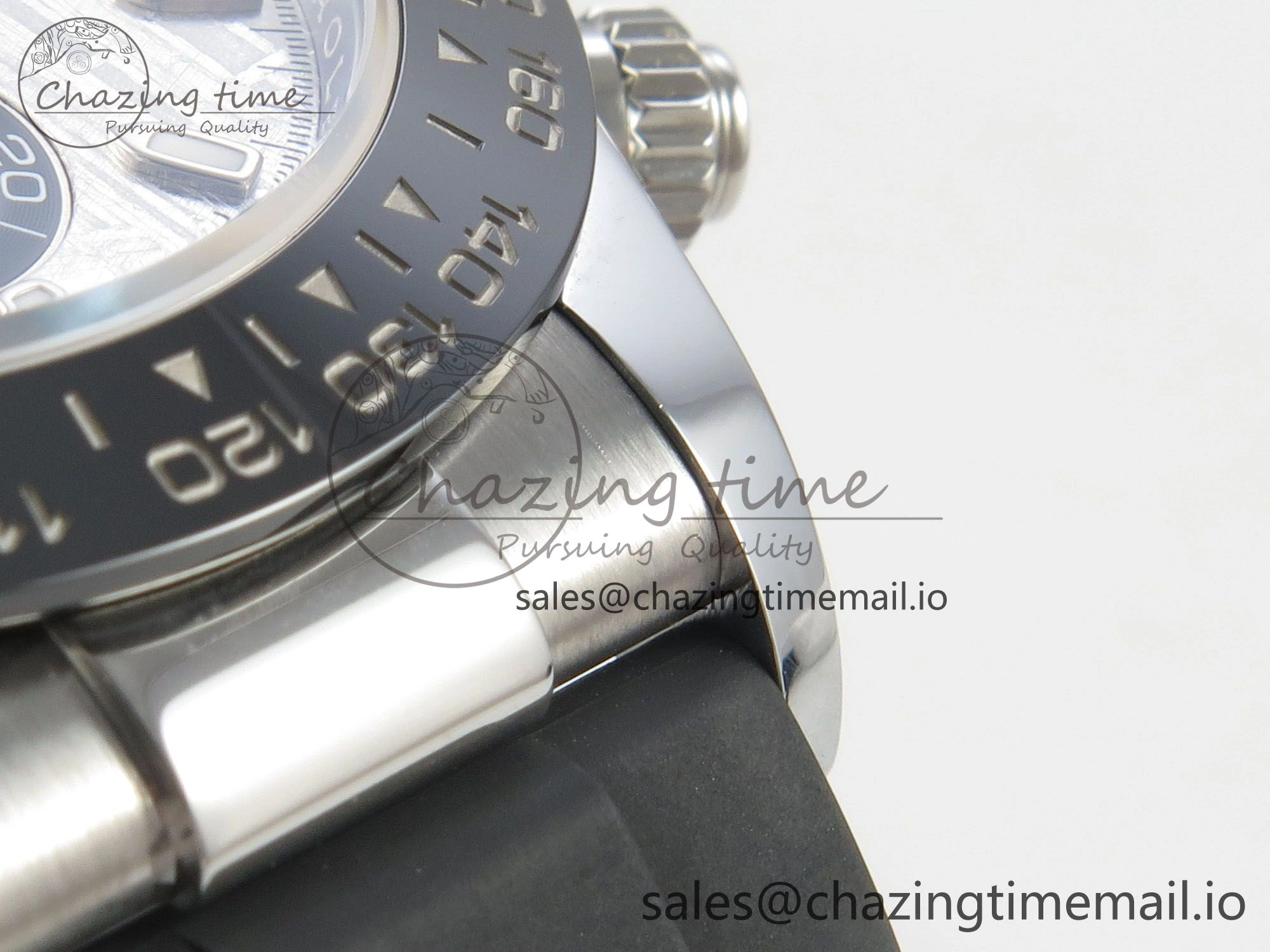Daytona 116519 SS 3CF 1:1 Best Edition Black Bezel Meteorite Dial on Oysterflex Strap SH4130 V2(Mod Version)