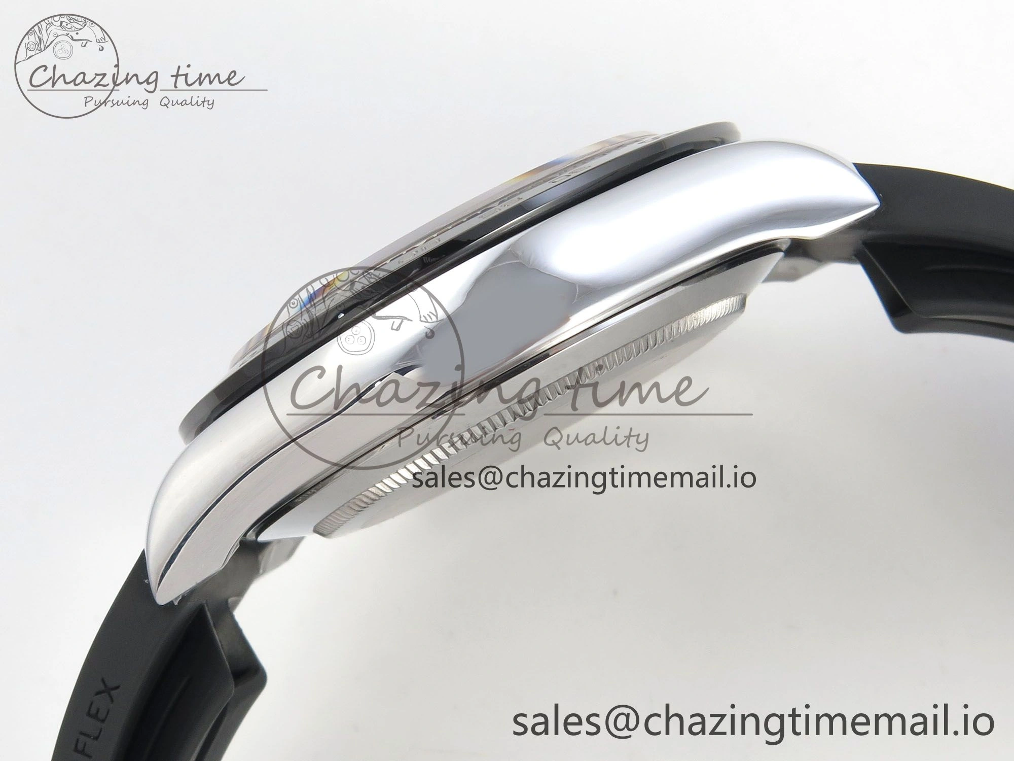 Daytona 116519 SS 3CF 1:1 Best Edition Black Bezel Meteorite Dial on Oysterflex Strap SH4130 V2(Mod Version)