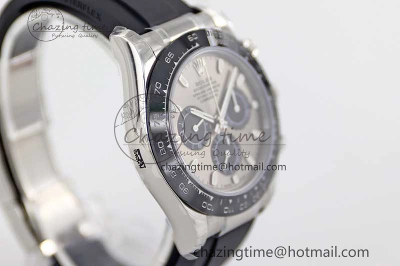Daytona 116519 SS TWF 1:1 Best Edition 904L Steel Gray Dial on Oysterflex Strap A7750