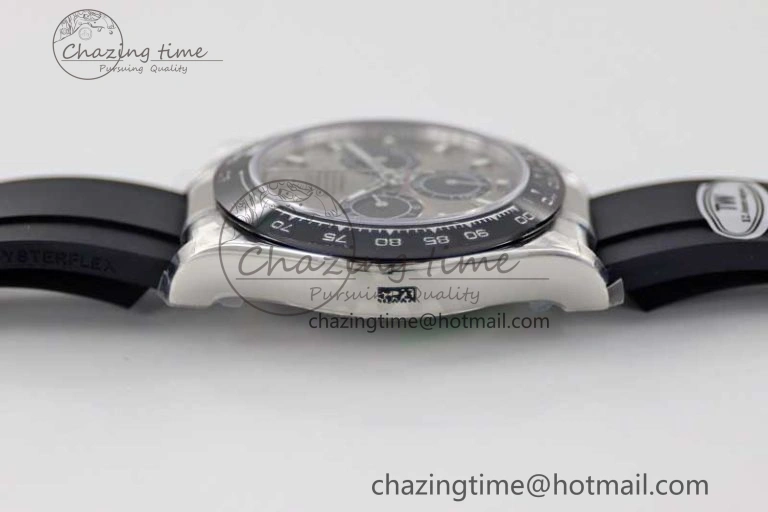 Daytona 116519 SS TWF 1:1 Best Edition 904L Steel Gray Dial on Oysterflex Strap A7750