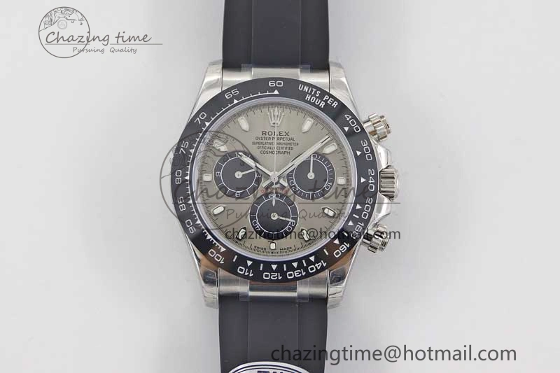 Daytona 116519 SS TWF 1:1 Best Edition 904L Steel Gray Dial on Oysterflex Strap A7750