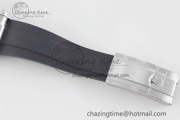 Daytona 116519 SS TWF 1:1 Best Edition 904L Steel Gray Meteorite Black Dial on Oysterflex Strap A7750