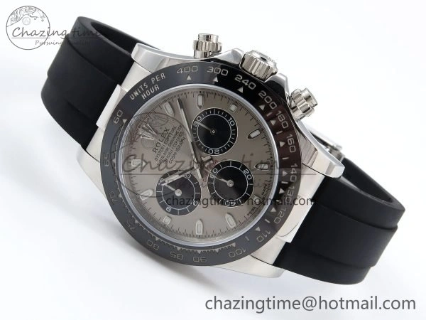 Daytona 116519 VRF 1:1 Best Edition Gray Dial on Oysterflex Rubber Strap A7750