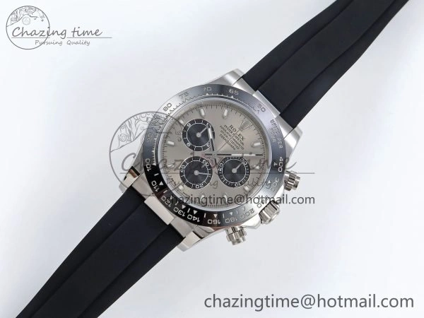 Daytona 116519 VRF 1:1 Best Edition Gray Dial on Oysterflex Rubber Strap A7750