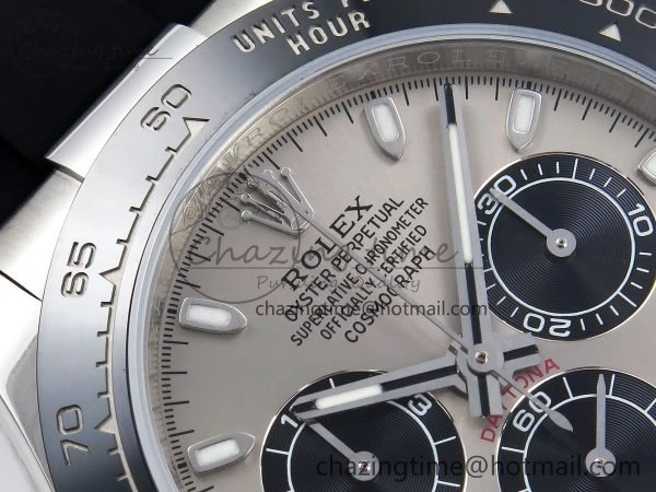 Daytona 116519 VRF 1:1 Best Edition Gray Dial on Oysterflex Rubber Strap A7750