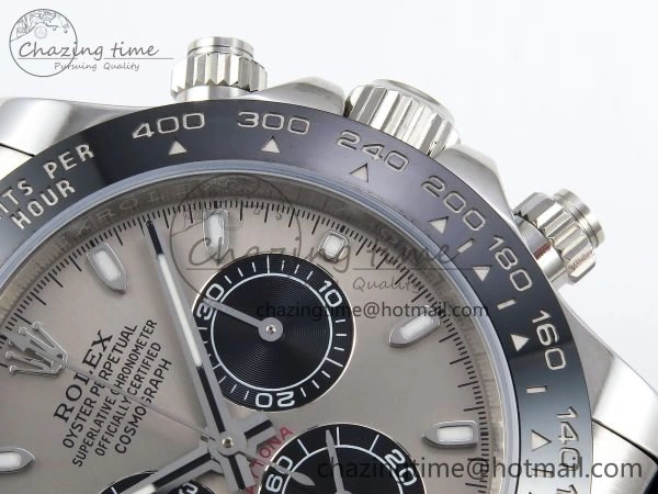 Daytona 116519 VRF 1:1 Best Edition Gray Dial on Oysterflex Rubber Strap A7750