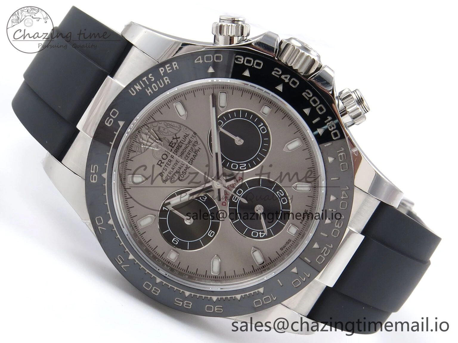 Daytona 116519 VSF 1:1 Best Edition 904L Steel Gray Dial on Oysterflex Strap DD4130