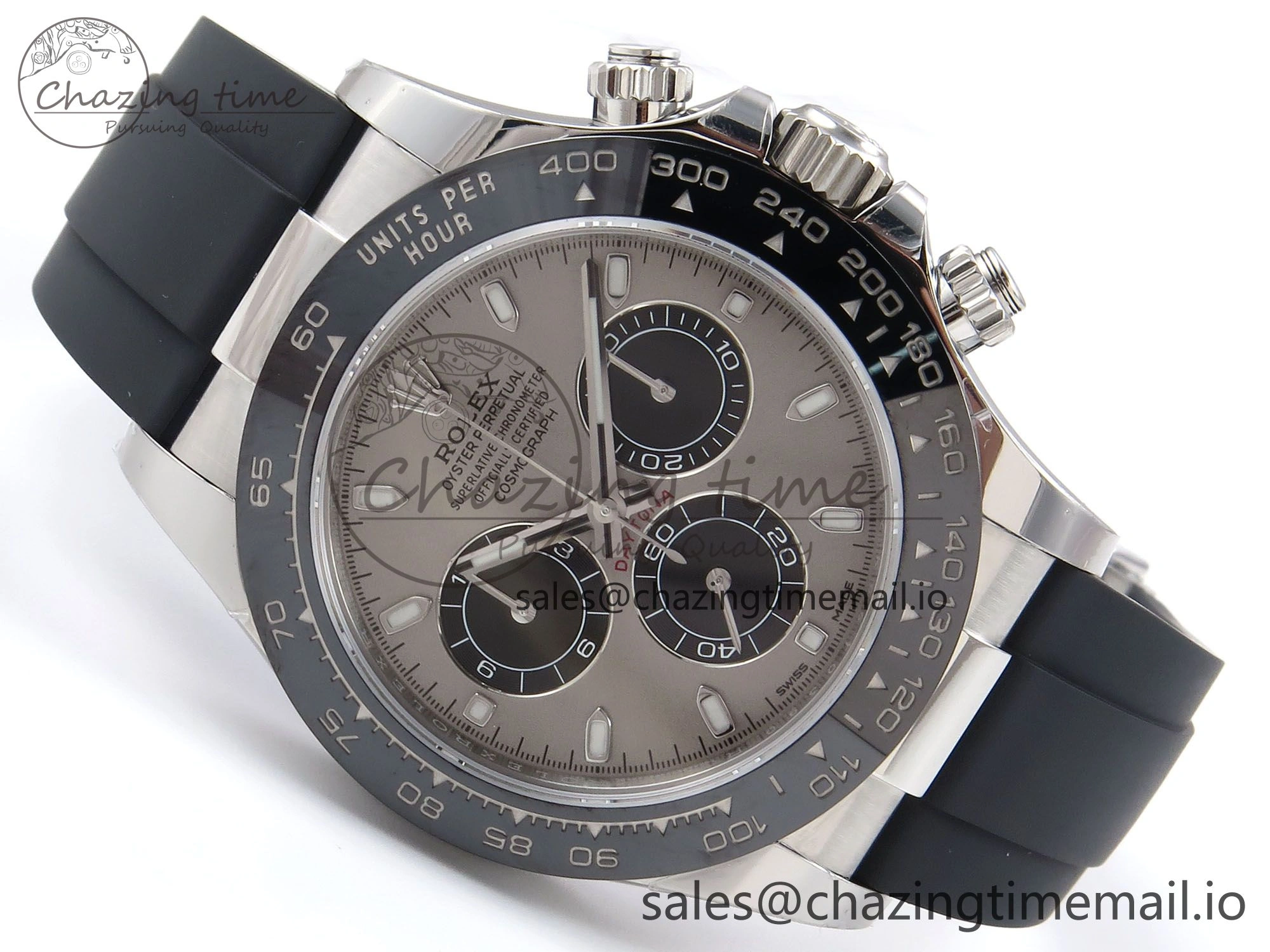 Daytona 116519 VSF 1:1 Best Edition 904L Steel Gray Dial on Oysterflex Strap DD4130