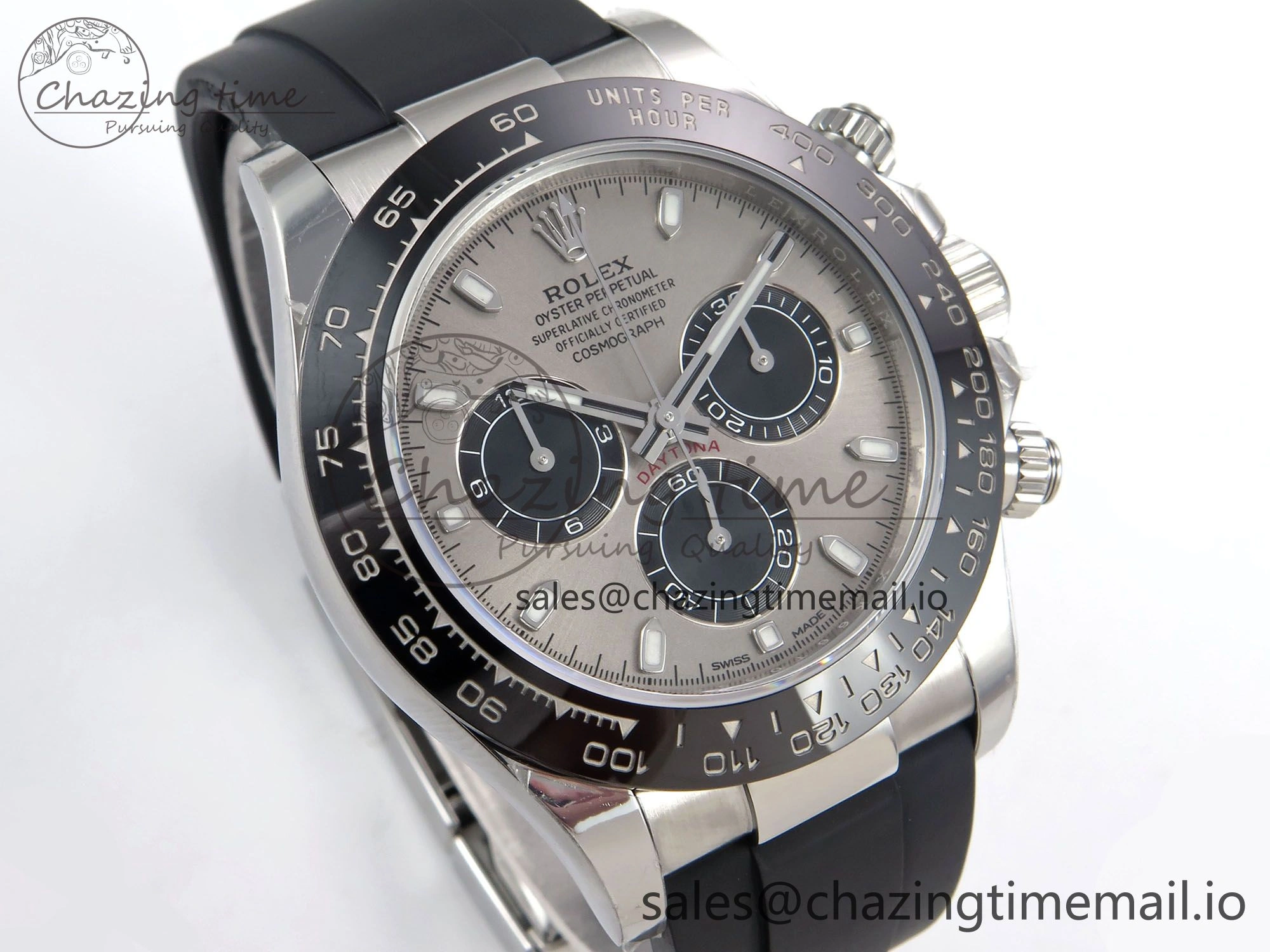 Daytona 116519 VSF 1:1 Best Edition 904L Steel Gray Dial on Oysterflex Strap DD4130