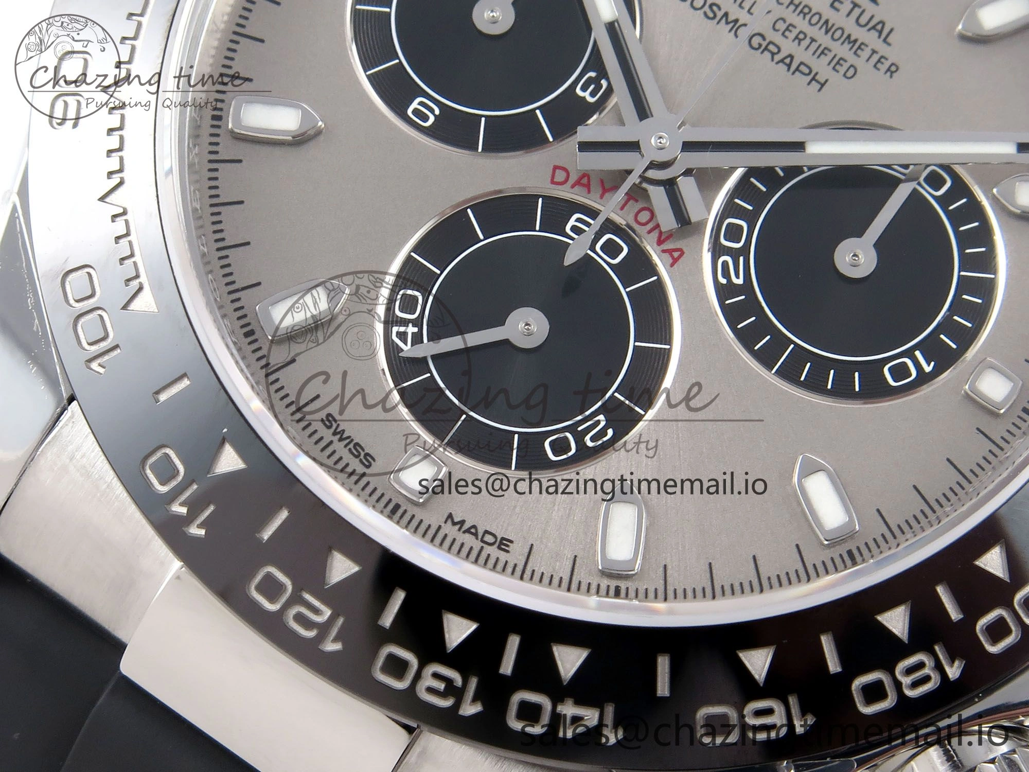 Daytona 116519 VSF 1:1 Best Edition 904L Steel Gray Dial on Oysterflex Strap DD4130