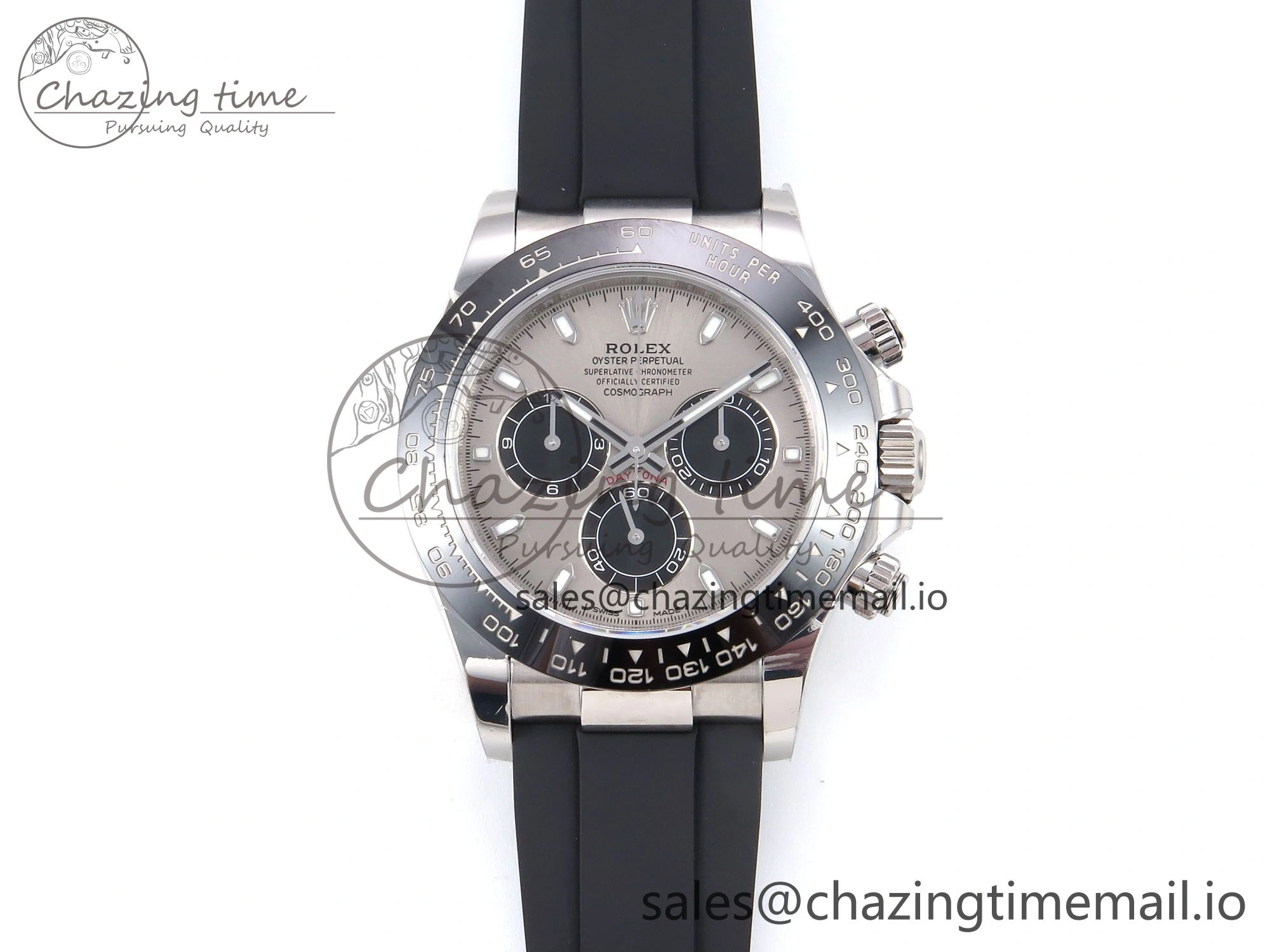 Daytona 116519 VSF 1:1 Best Edition 904L Steel Gray Dial on Oysterflex Strap DD4130