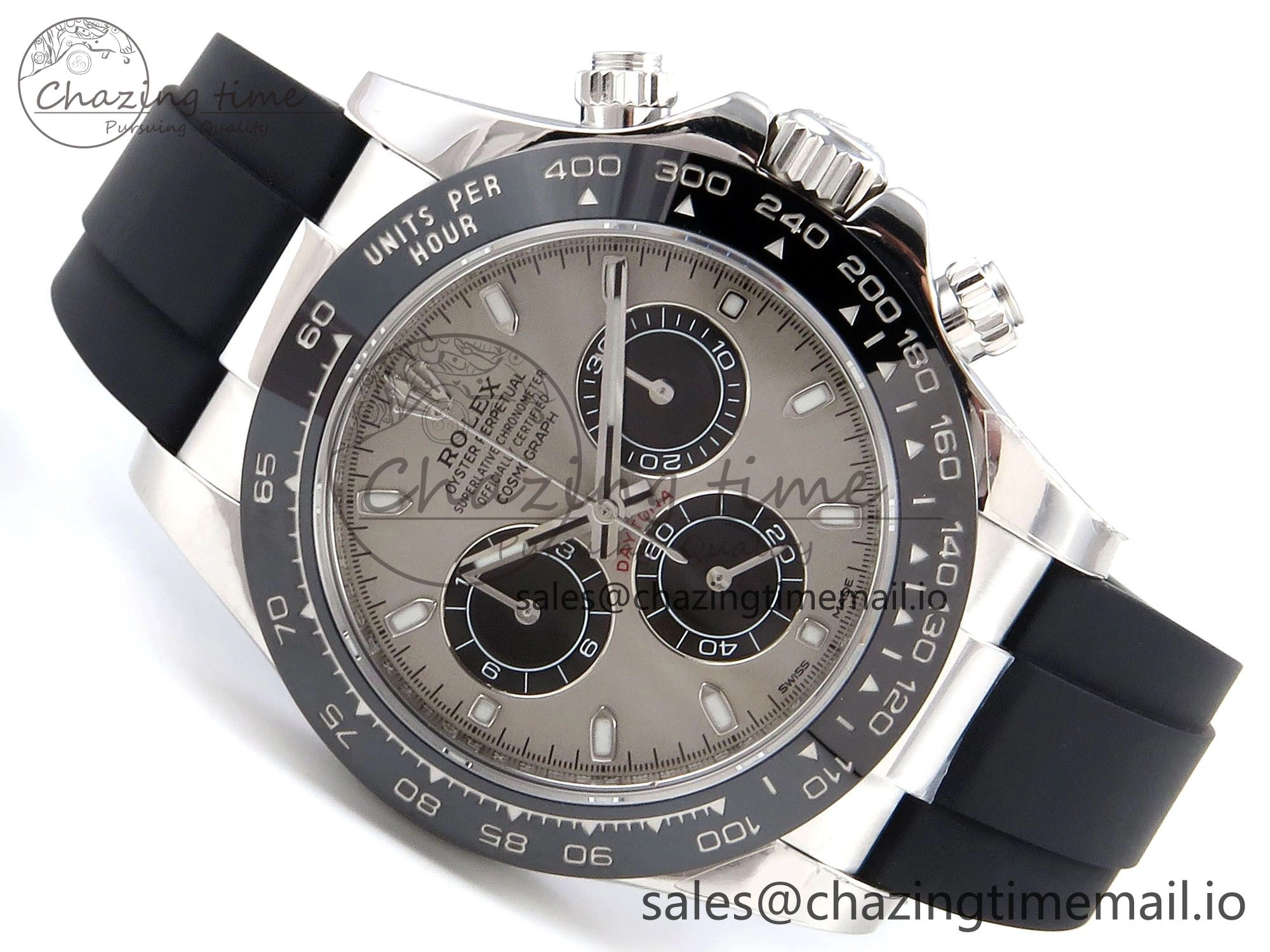 Daytona 116519 ZF 1:1 Best Edition Silver Dial on Oysterflex Strap SH4130（Gain Weight）