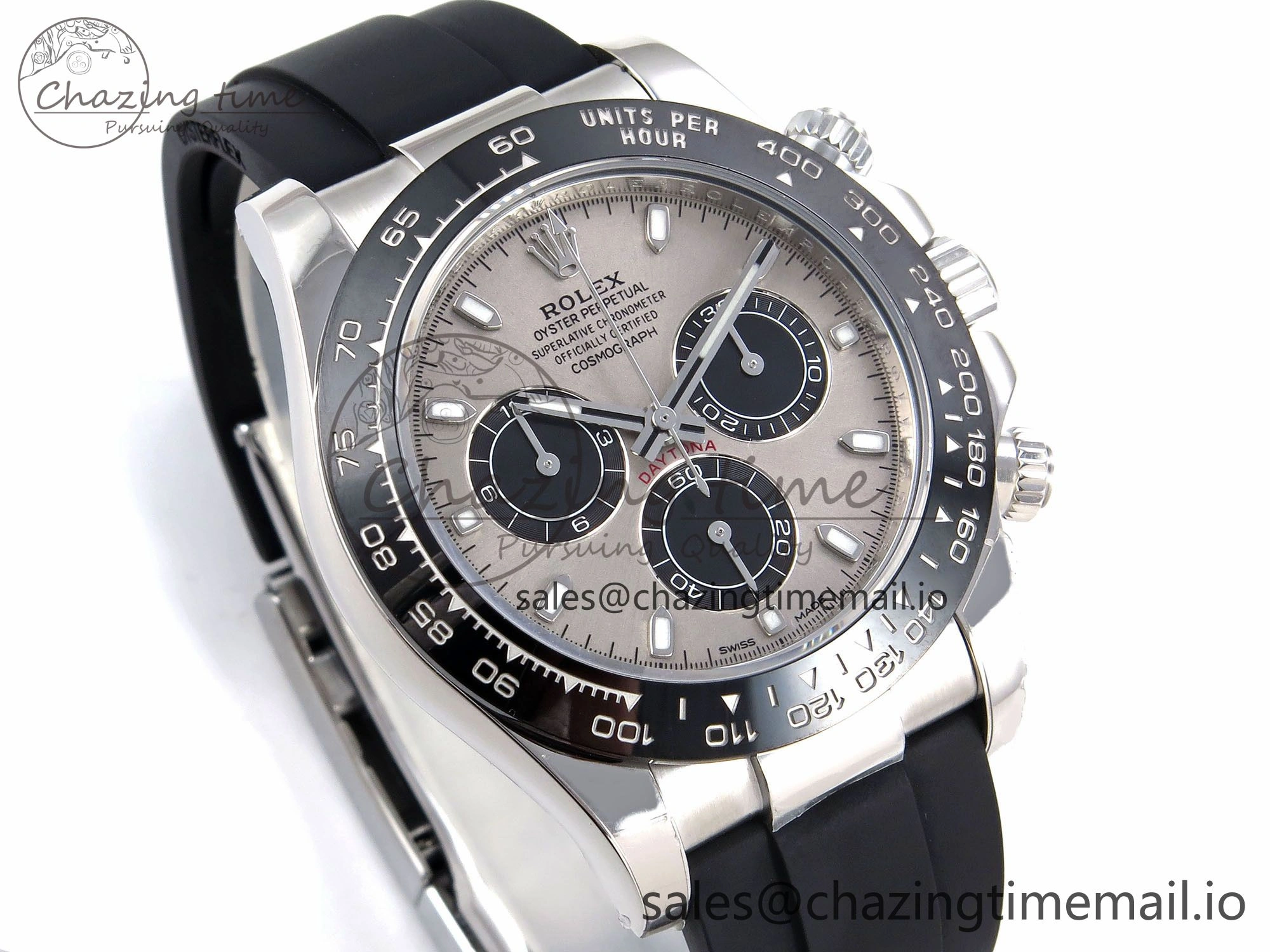 Daytona 116519 ZF 1:1 Best Edition Silver Dial on Oysterflex Strap SH4130（Gain Weight）