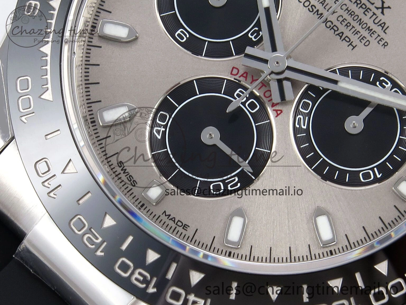Daytona 116519 ZF 1:1 Best Edition Silver Dial on Oysterflex Strap SH4130（Gain Weight）