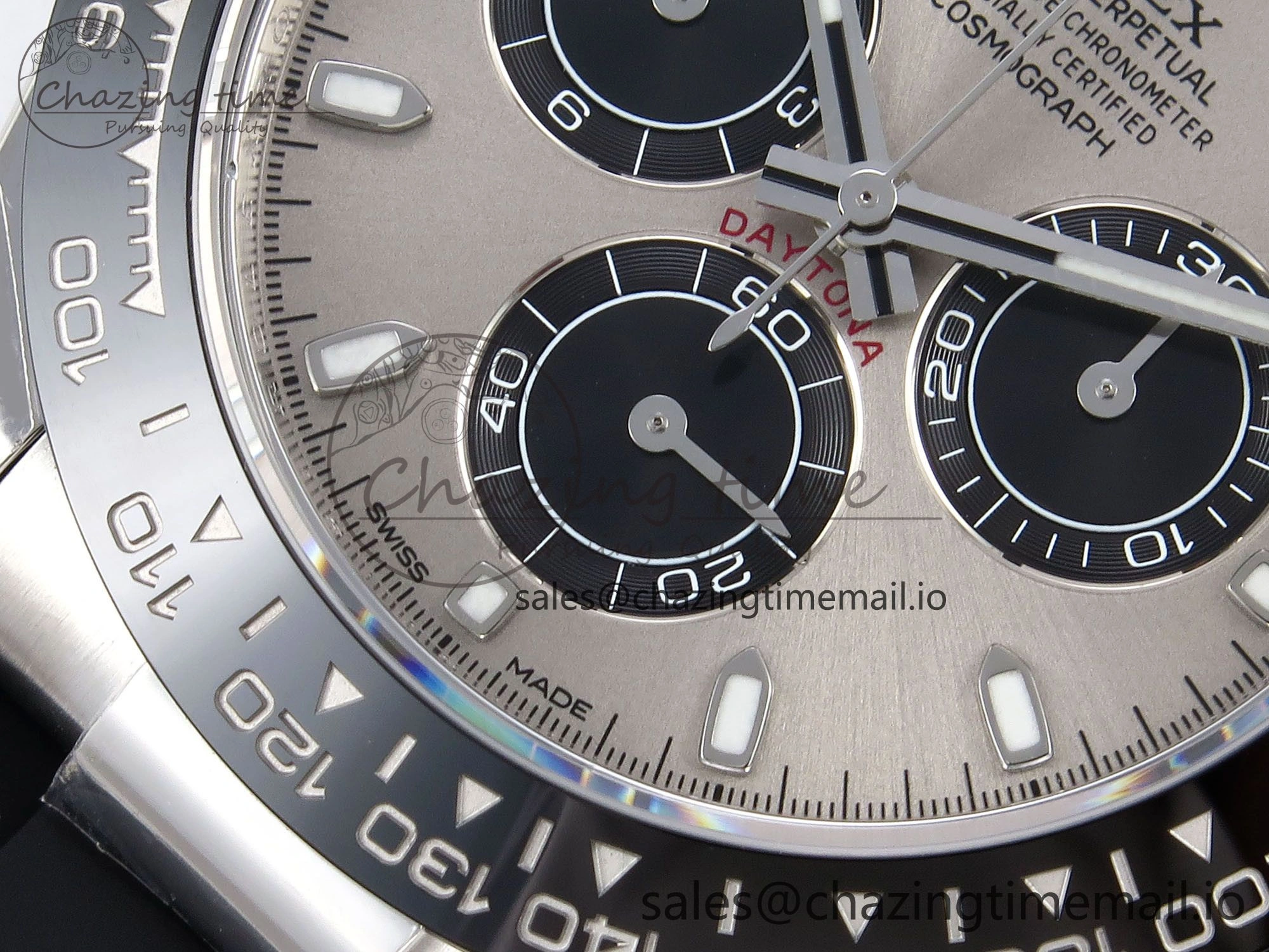Daytona 116519 ZF 1:1 Best Edition Silver Dial on Oysterflex Strap SH4130（Gain Weight）