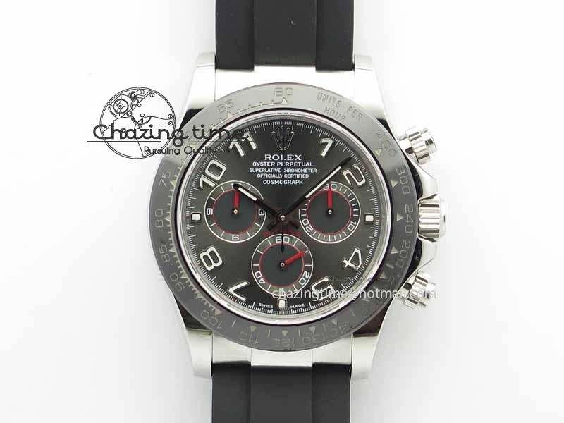Daytona 116519LN 2016 Baselworld JH Best Edition Gray Dial On Rubber Strap A4130 (Free XS rubber strap)