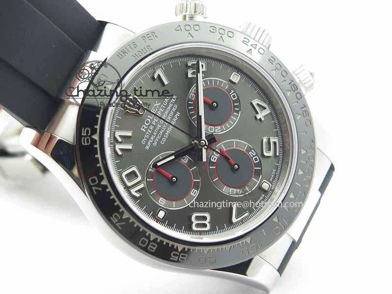 Daytona 116519LN 2016 Baselworld JH Best Edition Gray Dial On Rubber Strap A4130 (Free XS rubber strap)
