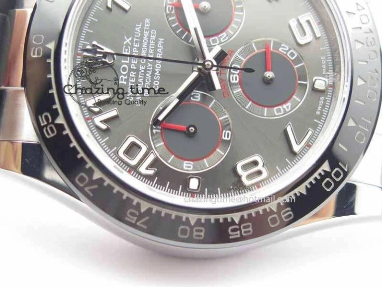 Daytona 116519LN 2016 Baselworld JH Best Edition Gray Dial On Rubber Strap A4130 (Free XS rubber strap)