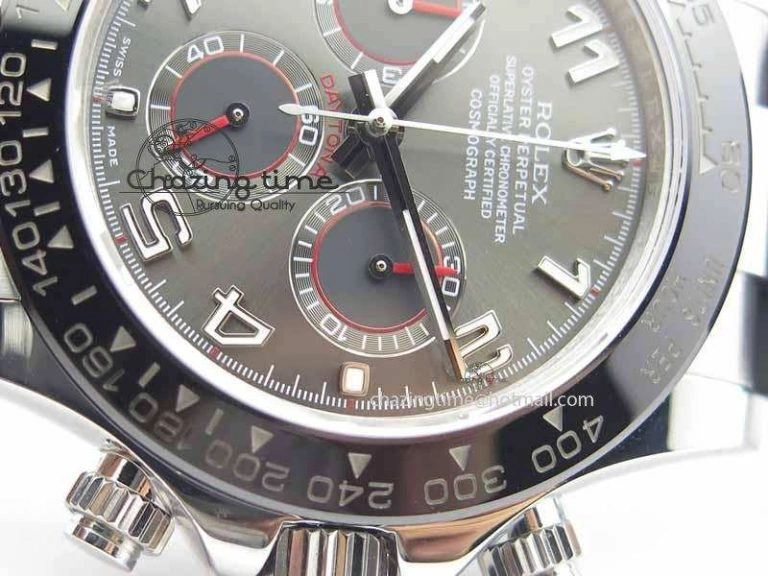 Daytona 116519LN 2016 Baselworld JH Best Edition Gray Dial On Rubber Strap A4130 (Free XS rubber strap)